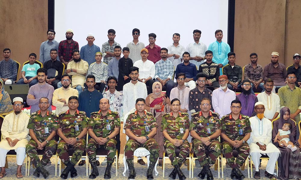 জুলাই যোদ্ধাদের সেনাবাহিনীর সংবর্ধনা